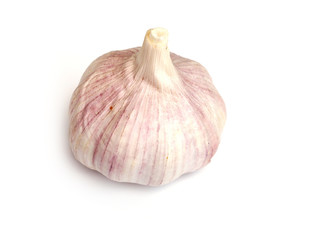 garlic isolated on white background