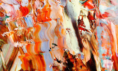 Colorful abstract background wallpaper. Modern motif visual art.  Mixtures of oil paint. Trendy...