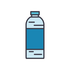 water bottle icon, line style