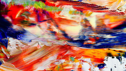 Colorful abstract background wallpaper. Modern motif visual art.  Mixtures of oil paint. Trendy hand painting canvas. Wall decor and Wall art prints Idea.  3D Texture.Colorful abstract 