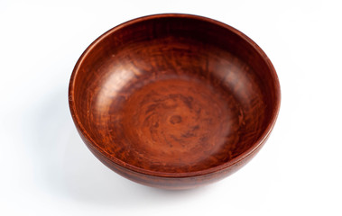 bowl of clay on a white background