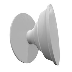 Blank Smarthone Cellphone Pop Socket Holder. 3d render illustration isolated on white background.