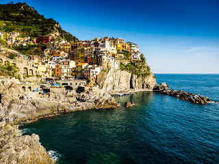 Naklejka premium National park of Cinque Terre, Manarola.