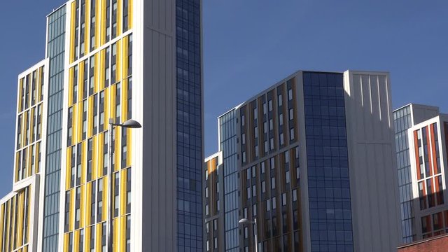 Coventry city architecture England UK 4K 