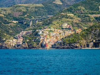 Fototapeta premium National park of Cinque Terre, Riomaggiore.
