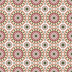 seamless pattern in traditional decorative style. hand drawn pattern