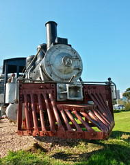 Old locomotive in Bento Gonçalves, Brazil