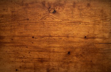 Close up of grunge wooden kitchen cutting board