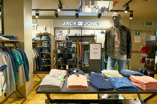 VENICE, ITALY - CIRCA MAY, 2019: interior shot of "Coin" department store.