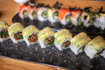 Sushi roll - Avocado on top