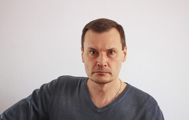 Fototapeta premium Portret mężczyzny emocje