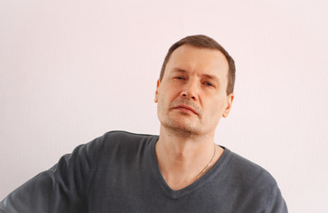 Fototapeta premium Portrait man emotions