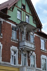 Baltic cities, Baltic sea, Zelenogradsk, German architecture, old houses