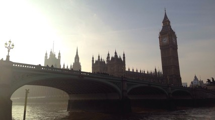 Naklejka na ściany i meble Big Ben And The Houses Of Parliament