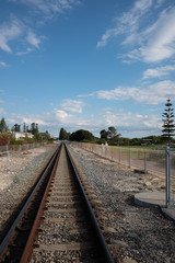 Fototapeta premium South Fremantle train tracks 