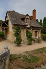 Fototapeta na wymiar Queen Marie-Antoinette's hamlet, Versailles, France - AUGUST 2015