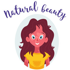 Beautiful girl with vitiligo, natural beauty. Different shades of beauty. Women of different nationalities, different skin and different bodies.