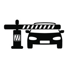 car barrier icon