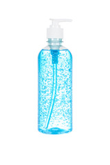 Alcohol gel for washing hand, Hand wash gel isolated on white background with clipping path .