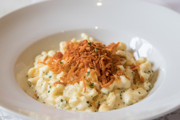 Kasespatzle Dish in Austria