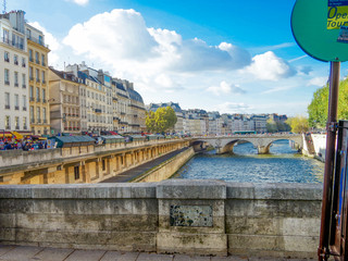 
River, Seine, Paris, France, deserted, no tourists, self-isolation, quarantine, stay at home