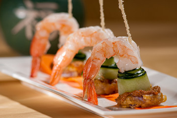 Thai Shrimp and Cucumber Appetizer