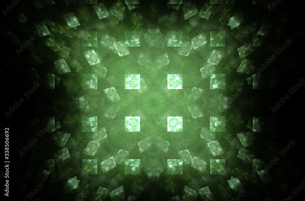 Poster green abstract pattern background for concept design. geometric line pattern.