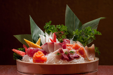 Assorted Sushi and Sashimi Bowl