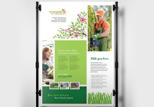 Gardener Poster Layout