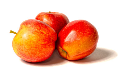 Red apple isolated on a white background