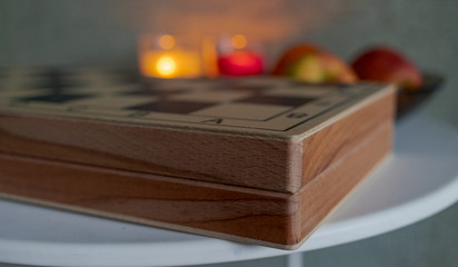 playing chess as a way to entertain yourself while staying at home with your family