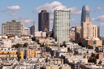 San Francisco Skyline, Residential buildings, Salesforce Building, October 6, 2018