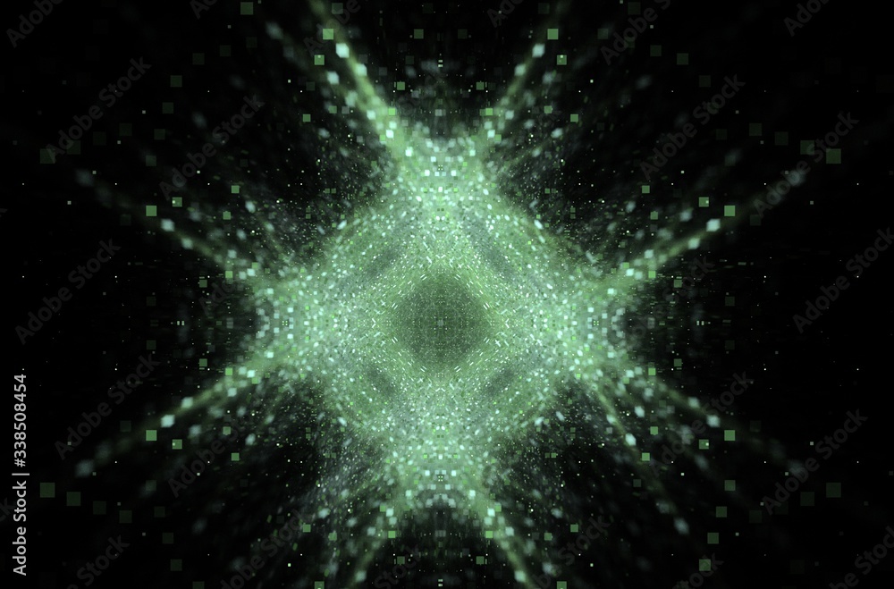 Poster green abstract pattern background for concept design. geometric line pattern.