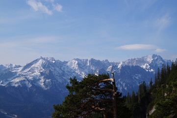 Alpspitz und Zugspitze