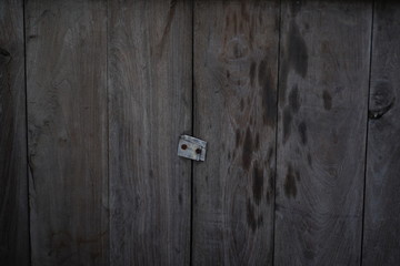 old wooden door