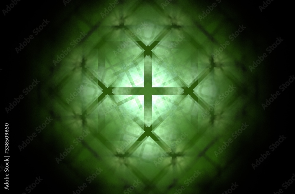 Poster green abstract pattern background for concept design. geometric line pattern.