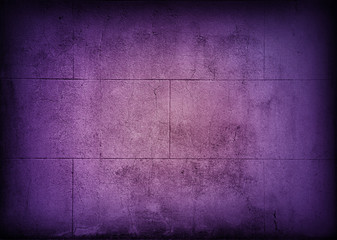 Purple block wall