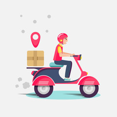 Online delivery service , online order tracking, delivery home and office. Scooter delivery. Shipping. 
