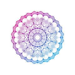 Luxury mandala background with golden arabesque pattern.