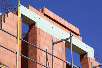 Einfamilienhaus im Bau