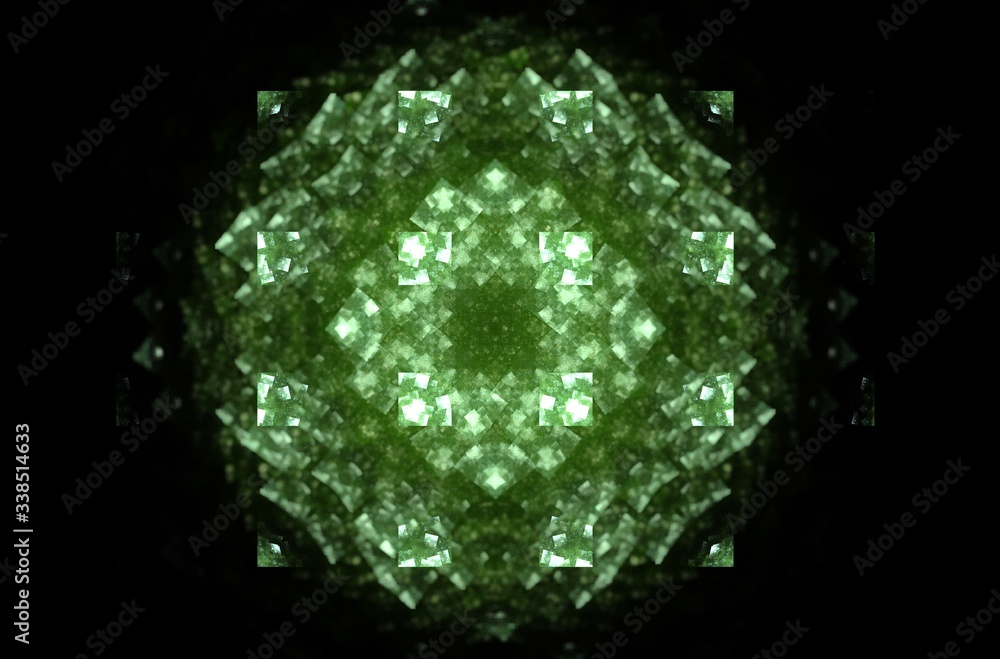 Poster green abstract pattern background for concept design. geometric line pattern.