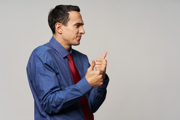 young businessman pointing at you