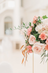Wedding flowers. Natural light and soft focus.

