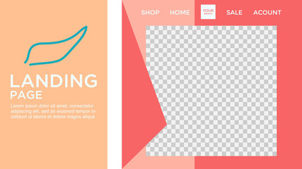 SIMPLE ILLUSTRATION AESTHETIC PASTEL FLAT RED ORANGE COLOR BACKGROUND MODERN ORGANIC SHAPE STYLE. GOOD FOR BANNER, WALLPAPER, COVER,SOCIAL MEDIA POST