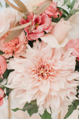 Wedding flowers. Natural light and soft focus.
