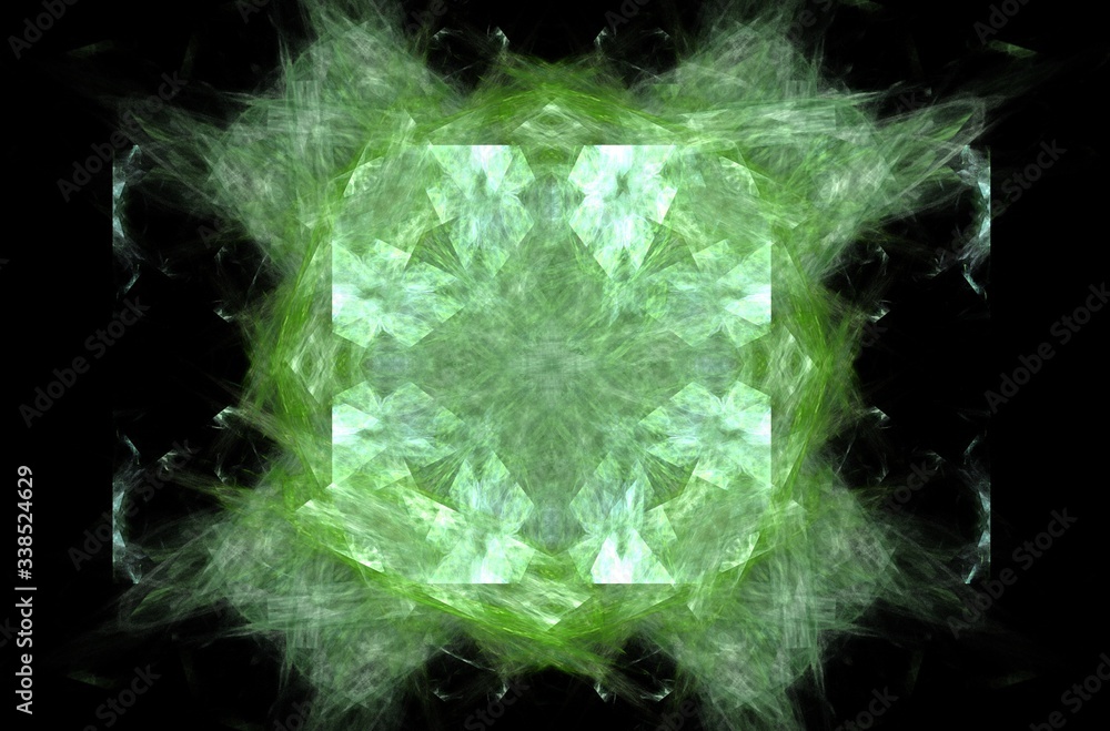 Poster green abstract pattern background for concept design. geometric line pattern.