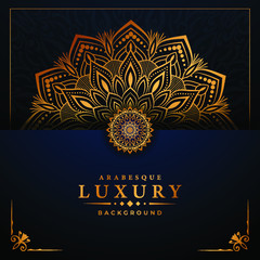 vector illustration of an abstract background with mandala pattern