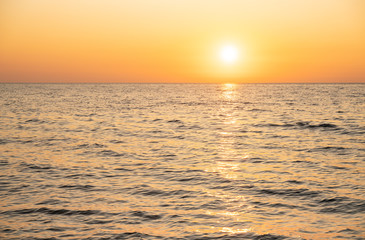 Fototapeta premium background of the sunset sea