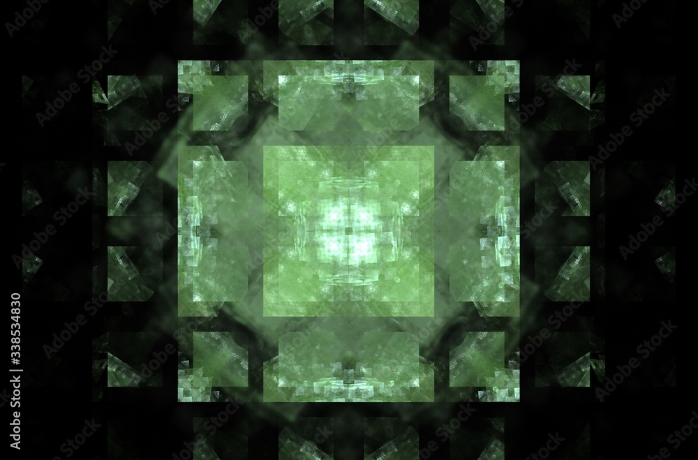 Poster green abstract pattern background for concept design. geometric line pattern.