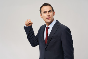 portrait of a handsome businessman